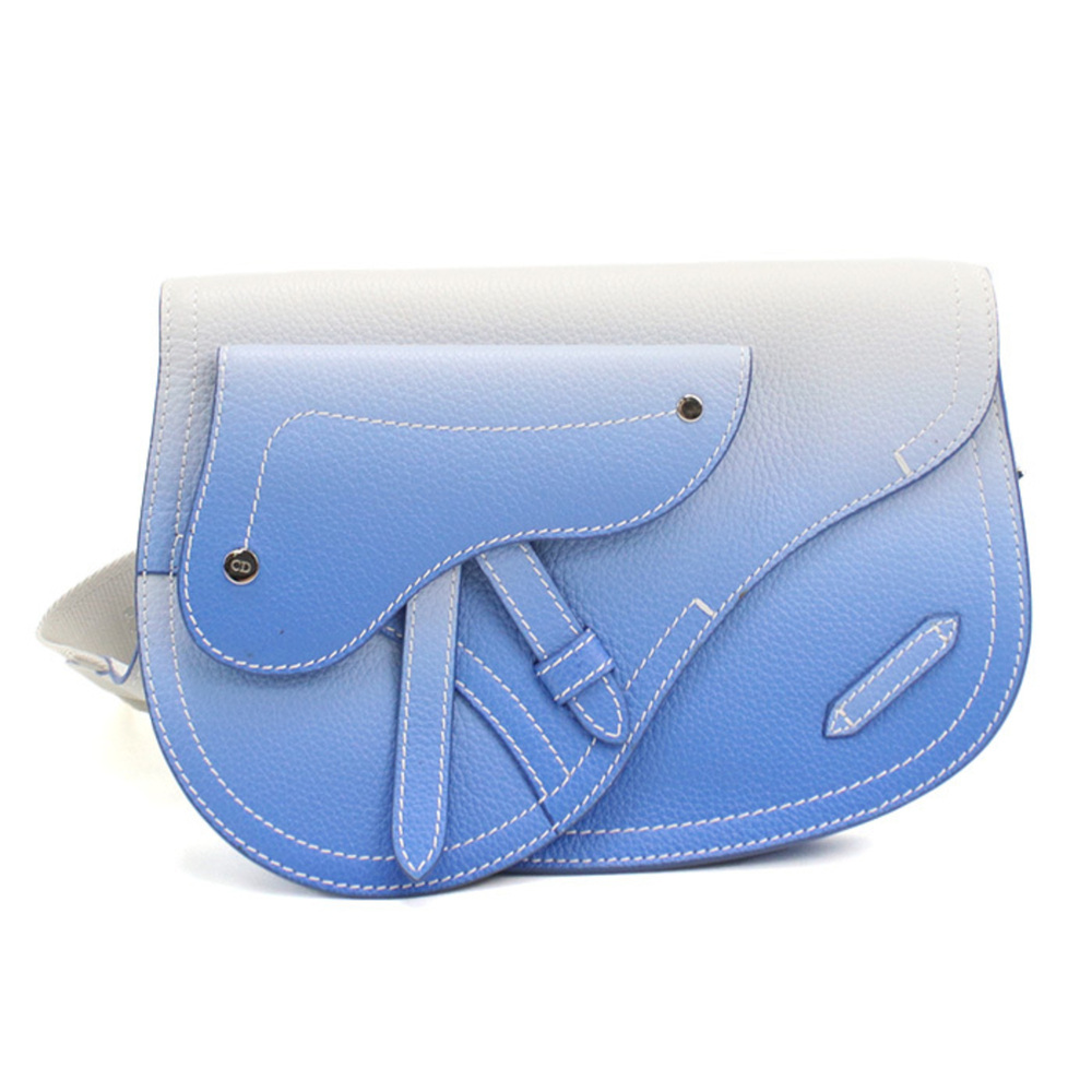 DIOR Dior Body Bag 1ADPO0095YMJ Saddle Blue Men's
